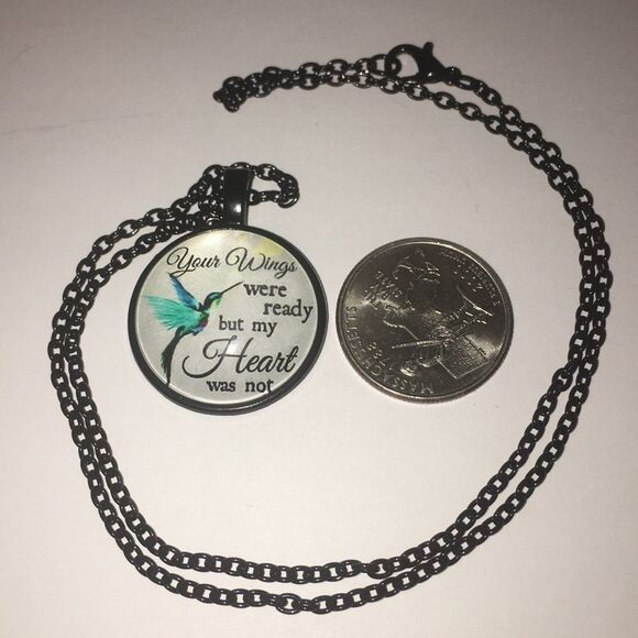 (i2) YourWings Were Ready MyHeart Was Not Necklace - Picture 3 of 4